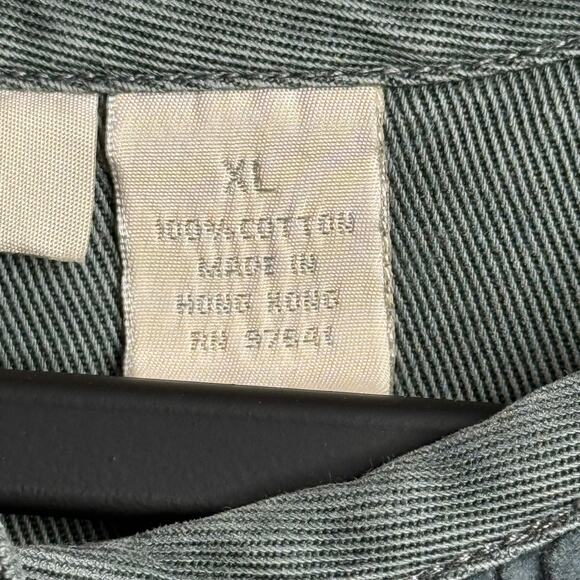 J JILL XL Wide Wale Corduroy Cozy Plush Pleated 6 Button Tunic Swing Coat Gray - Picture 7 of 14